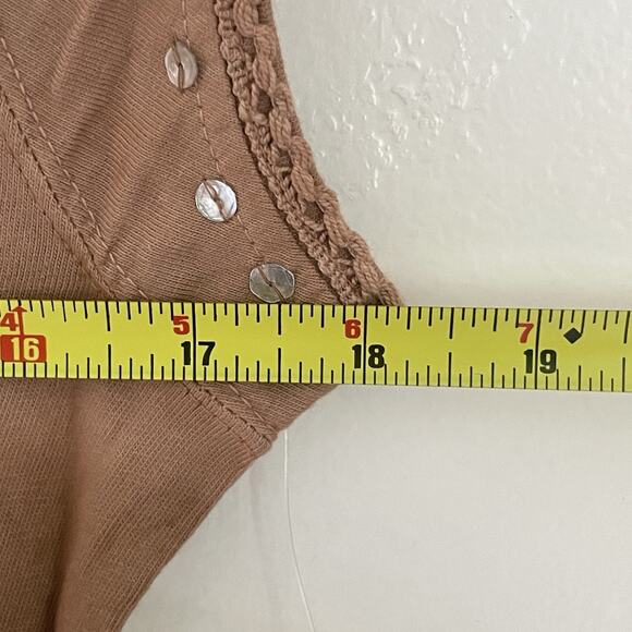 Jane Ashley Ombré Sequin Top S NWT Y2K Brown Tee Bratz Cotton Dip Dye 2000s - Picture 8 of 9